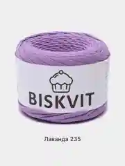 Пурпурный пряжа Трикотажная Biskvit 100% Хлопок 330г 100м ( Бисквит Часть 1 )