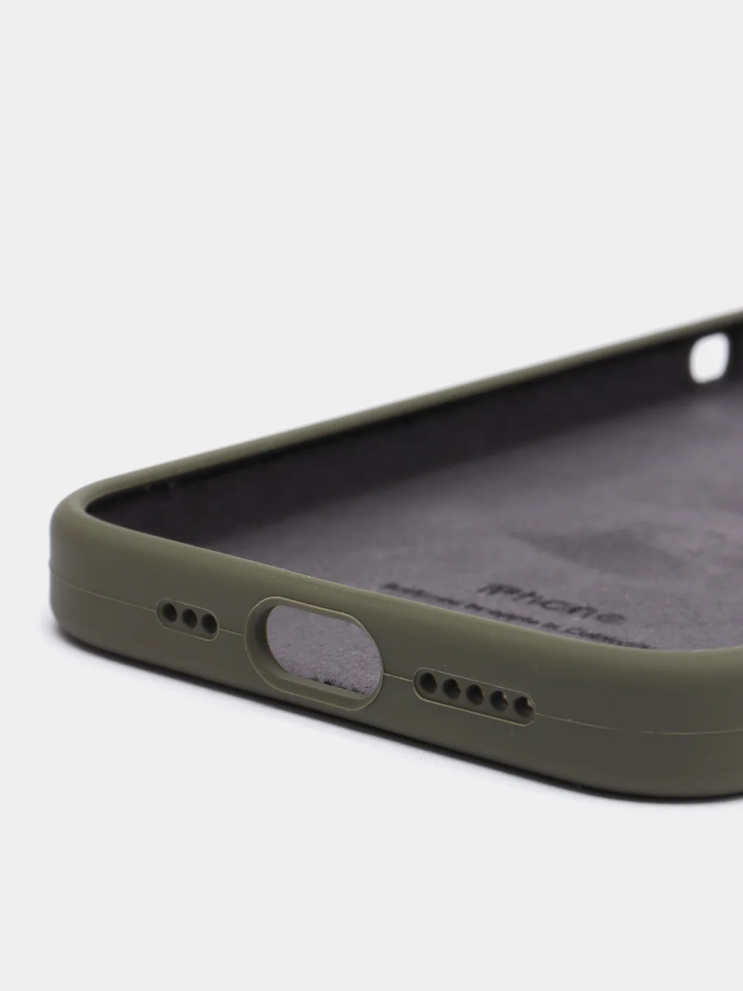 Хром чехол Silicone Case для iPhone 12-13 Pro