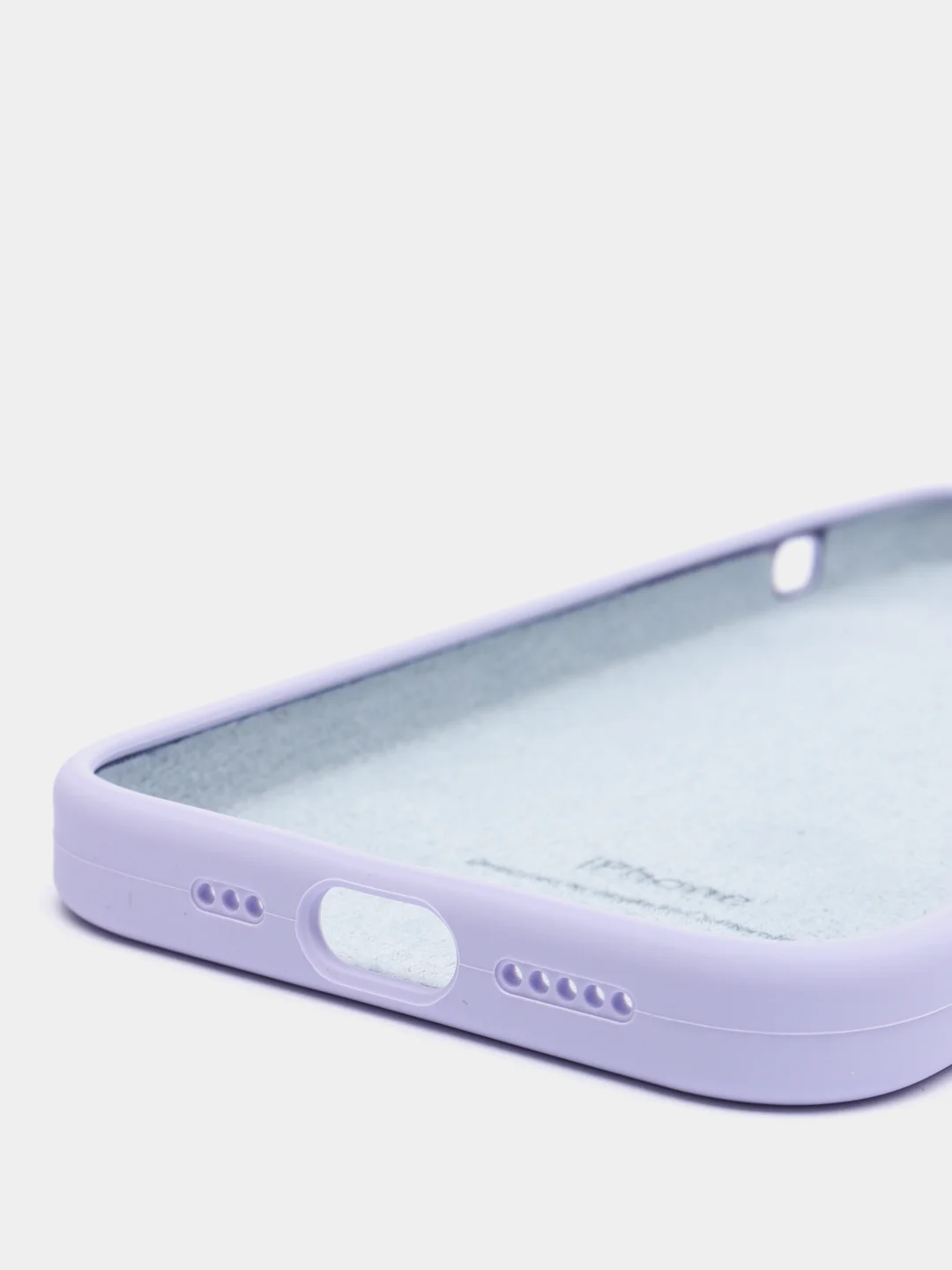 Лавандовый чехол Silicone Case для iPhone 12-13 Pro