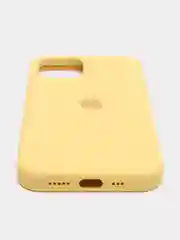 Желтый чехол Silicone Case для iPhone 12-13 Pro