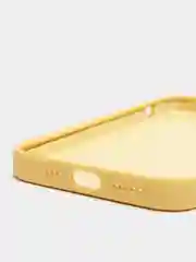 Желтый чехол Silicone Case для iPhone 12-13 Pro