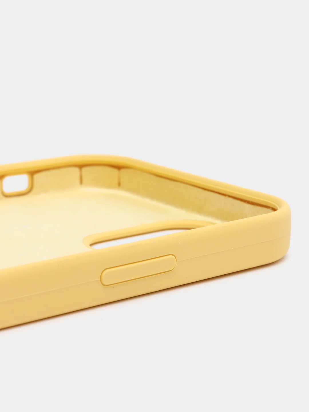 Желтый чехол Silicone Case для iPhone 12-13 Pro