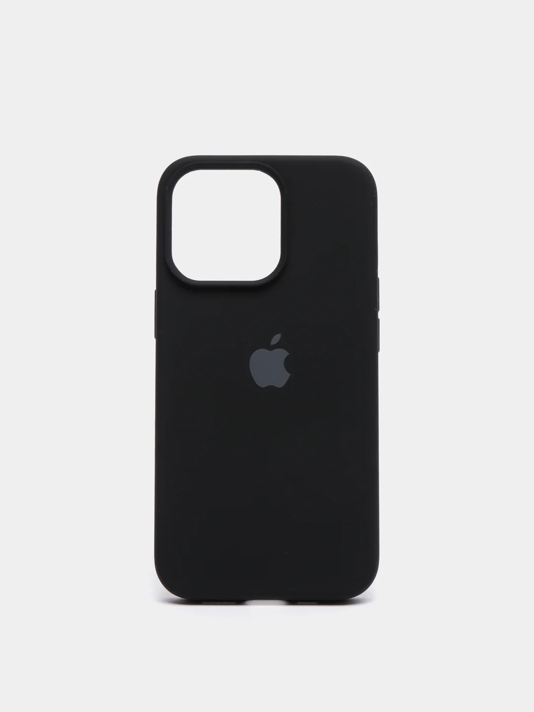 Черный чехол Silicone Case для iPhone 12-13 Pro