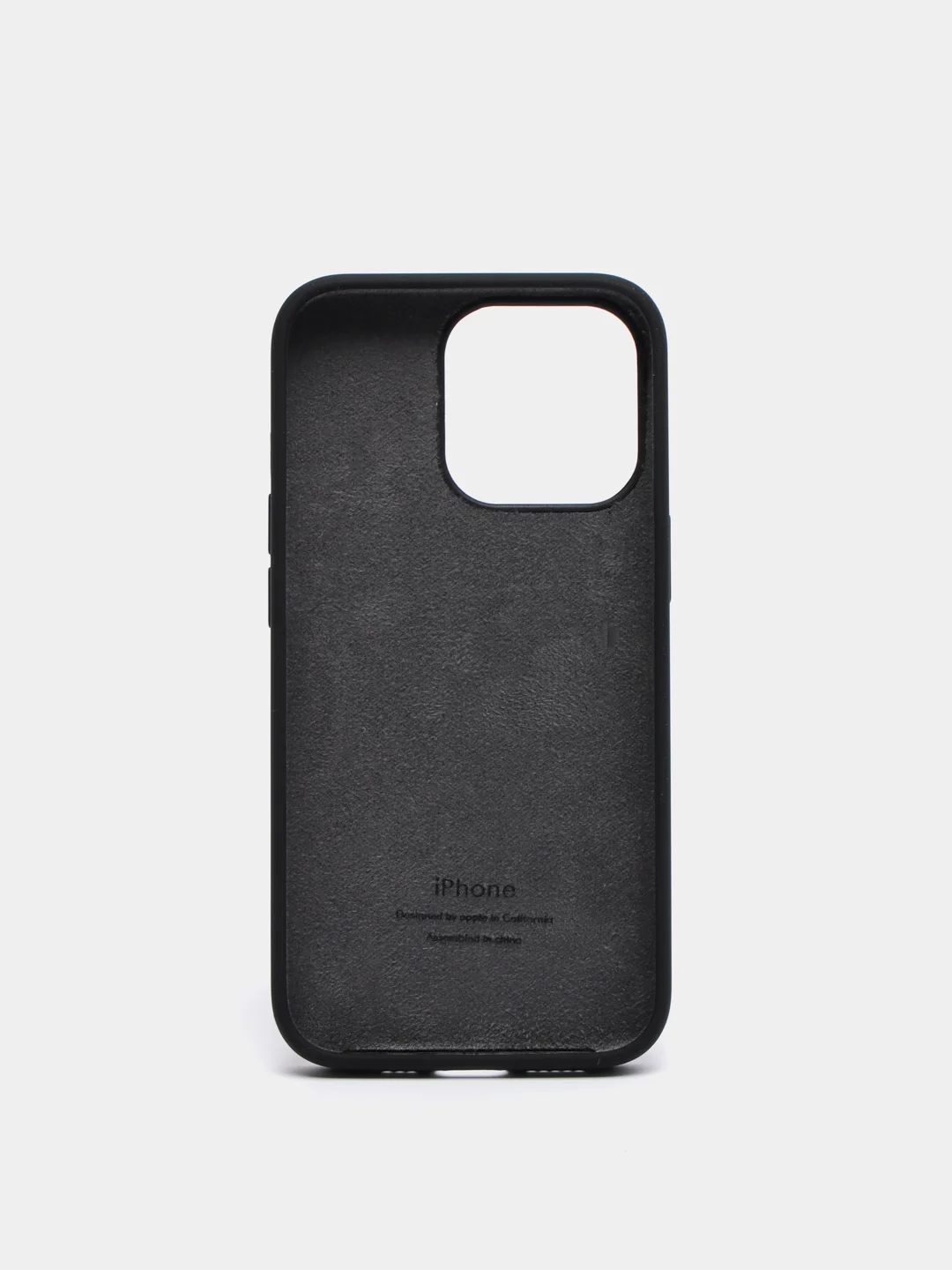 Черный чехол Silicone Case для iPhone 12-13 Pro