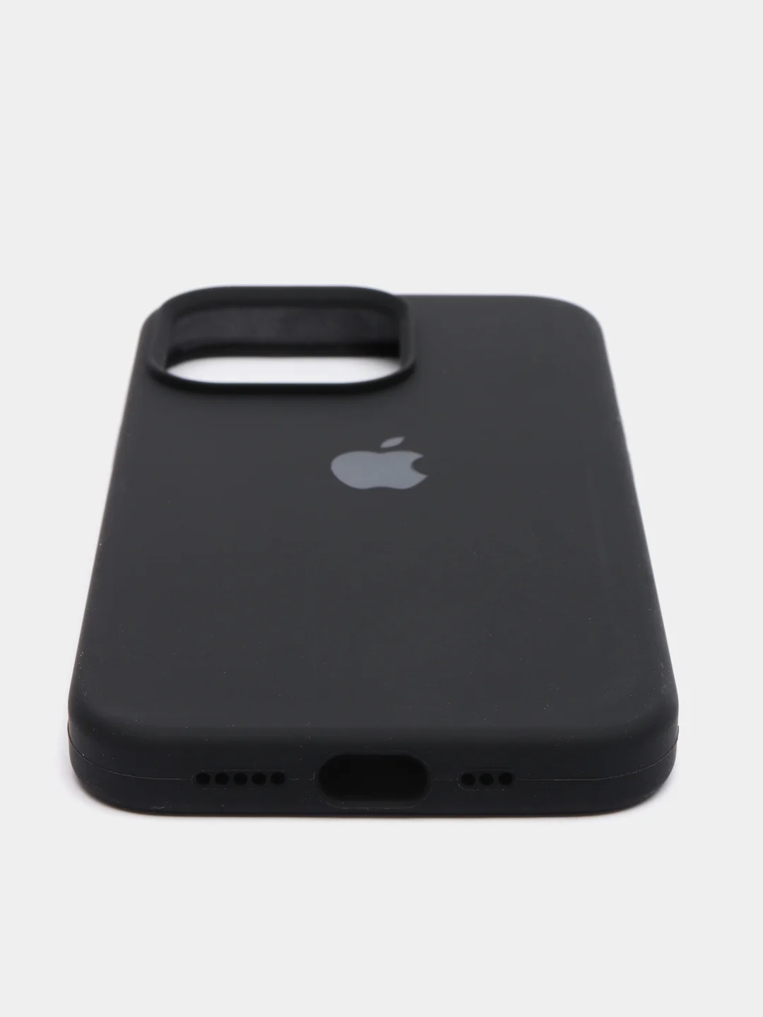 Черный чехол Silicone Case для iPhone 12-13 Pro