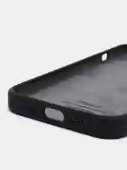 Черный чехол Silicone Case для iPhone 12-13 Pro