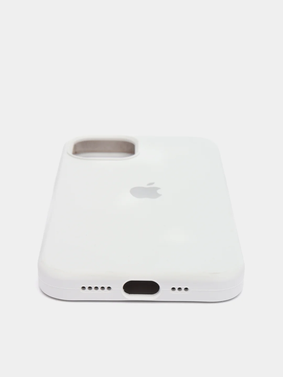 Белый чехол Silicone Case для iPhone 12-13 Pro