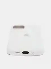 Белый чехол Silicone Case для iPhone 12-13 Pro