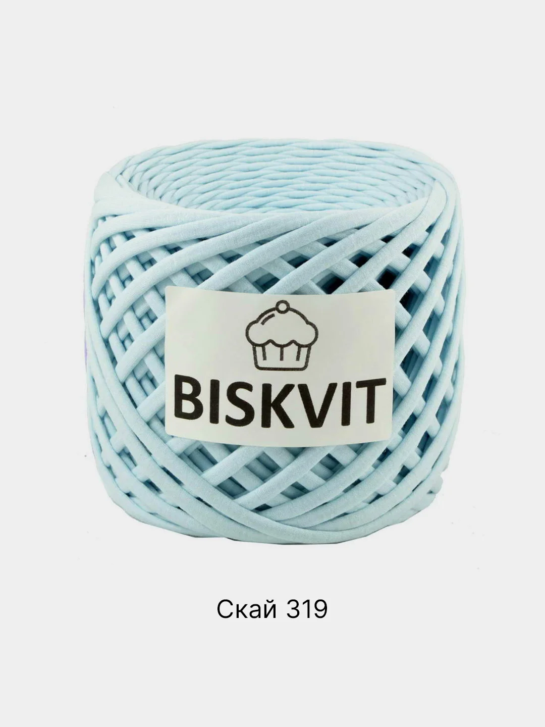 Ледяной пряжа Трикотажная Biskvit 100% Хлопок 330г 100м ( Бисквит Часть 1 )