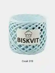 Ледяной пряжа Трикотажная Biskvit 100% Хлопок 330г 100м ( Бисквит Часть 1 )