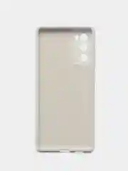 Белый силиконовый чехол Samsung Galaxy A03 Core, S22, S21, S20FE, с защитой камеры и бортами