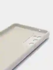Белый силиконовый чехол Samsung Galaxy A03 Core, S22, S21, S20FE, с защитой камеры и бортами