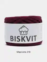 Фиолетовый пряжа Трикотажная Biskvit 100% Хлопок 330г 100м ( Бисквит Часть 1 )