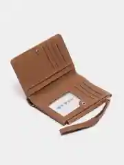 Коричневый кошелек женский Boershi c замком