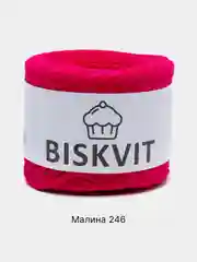 Коралловый пряжа Трикотажная Biskvit 100% Хлопок 330г 100м ( Бисквит Часть 1 )