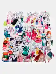 Наклейки стикеры Аниме Эроманга хентай/Eromanga/37шт/ Стикерпак