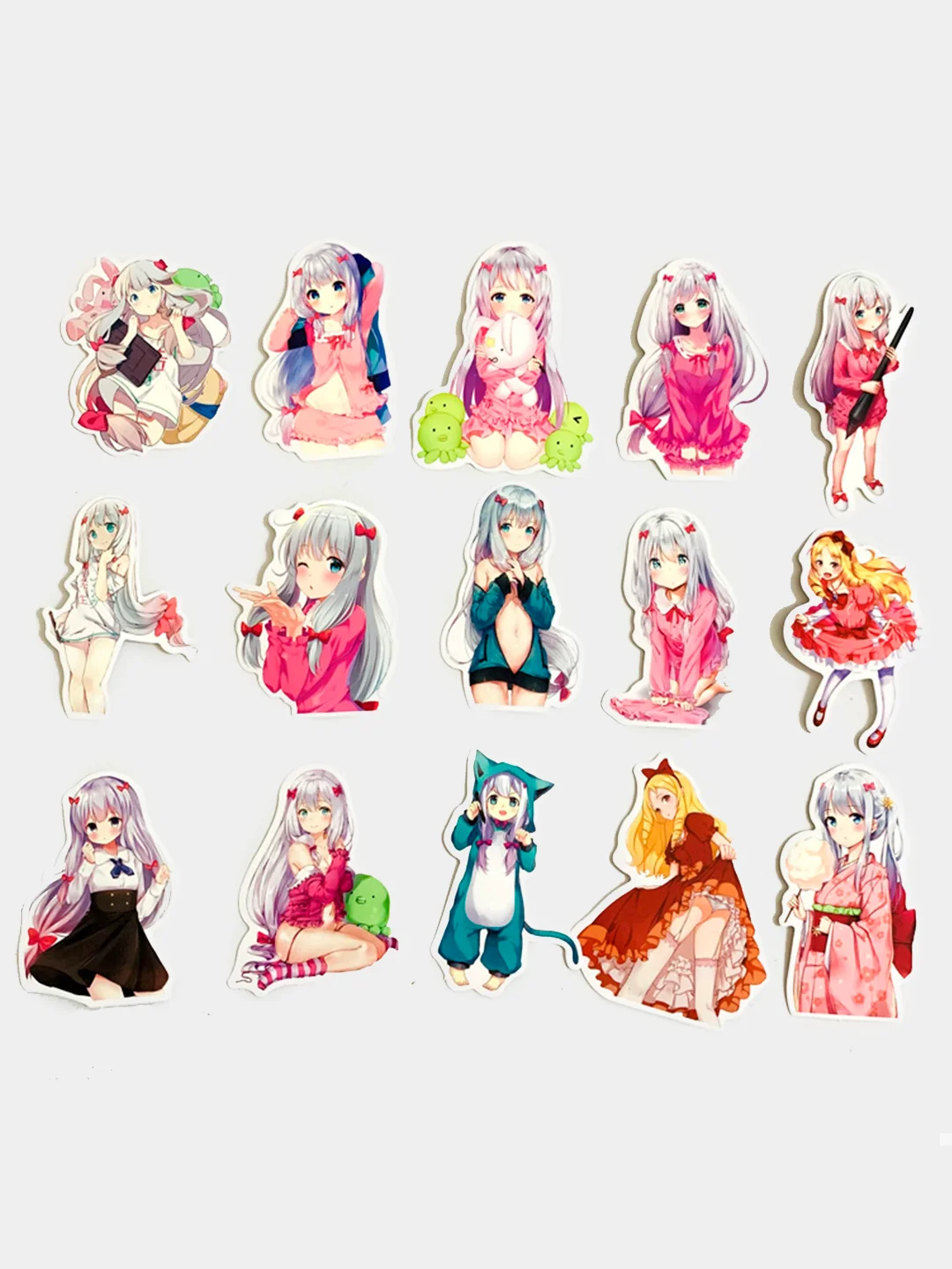 Наклейки стикеры Аниме Эроманга хентай/Eromanga/37шт/ Стикерпак