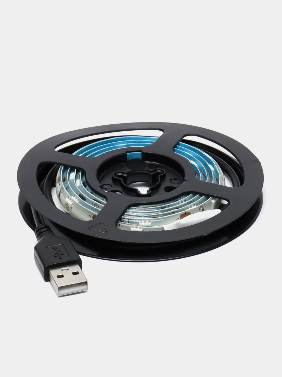 Синий светодиодная LED лента, с USB,  влагозащитная, 1 м