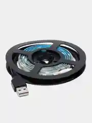 Синий светодиодная LED лента, с USB,  влагозащитная, 1 м