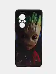 Терракотовый чехол с ярким рисунком/принтом на Huawei Nova 9 SE (Хуавей Нова 9 СЕ)