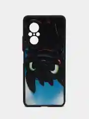Угольный чехол с ярким рисунком/принтом на Huawei Nova 9 SE (Хуавей Нова 9 СЕ)