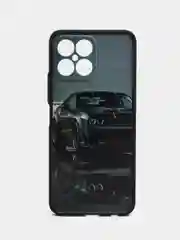 Серый чехол с рисунком на Huawei Honor X8 ( Хуавей Хонор Х8)