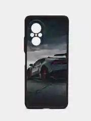 Хром чехол с ярким рисунком/принтом на Huawei Nova 9 SE (Хуавей Нова 9 СЕ)