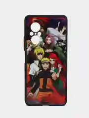 Оранжевый чехол с ярким рисунком/принтом на Huawei Nova 9 SE (Хуавей Нова 9 СЕ)