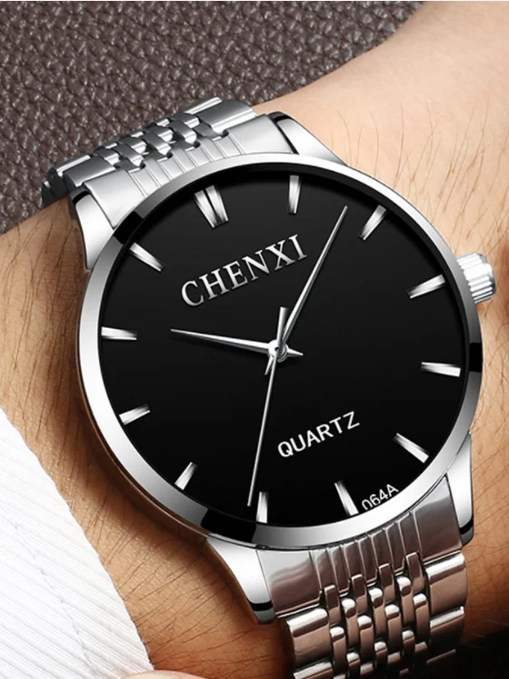 Белый часы наручные мужские Chenxi CX-064