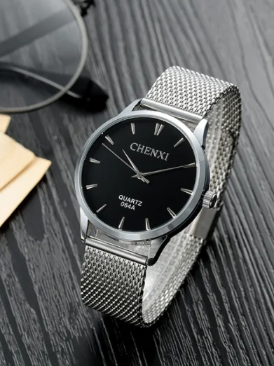 Белый часы наручные мужские Chenxi CX-064