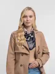 Серый платок из твила, 90 х 90
