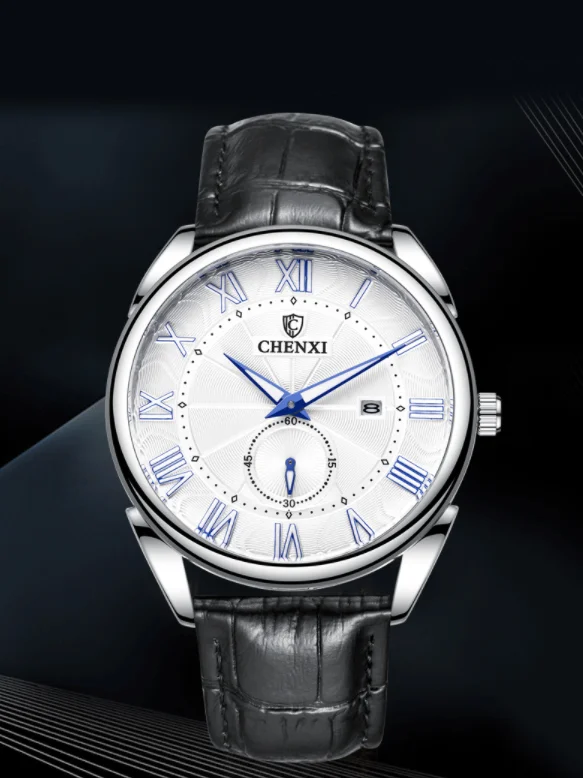 Белый часы наручные мужские Chenxi CX-8219
