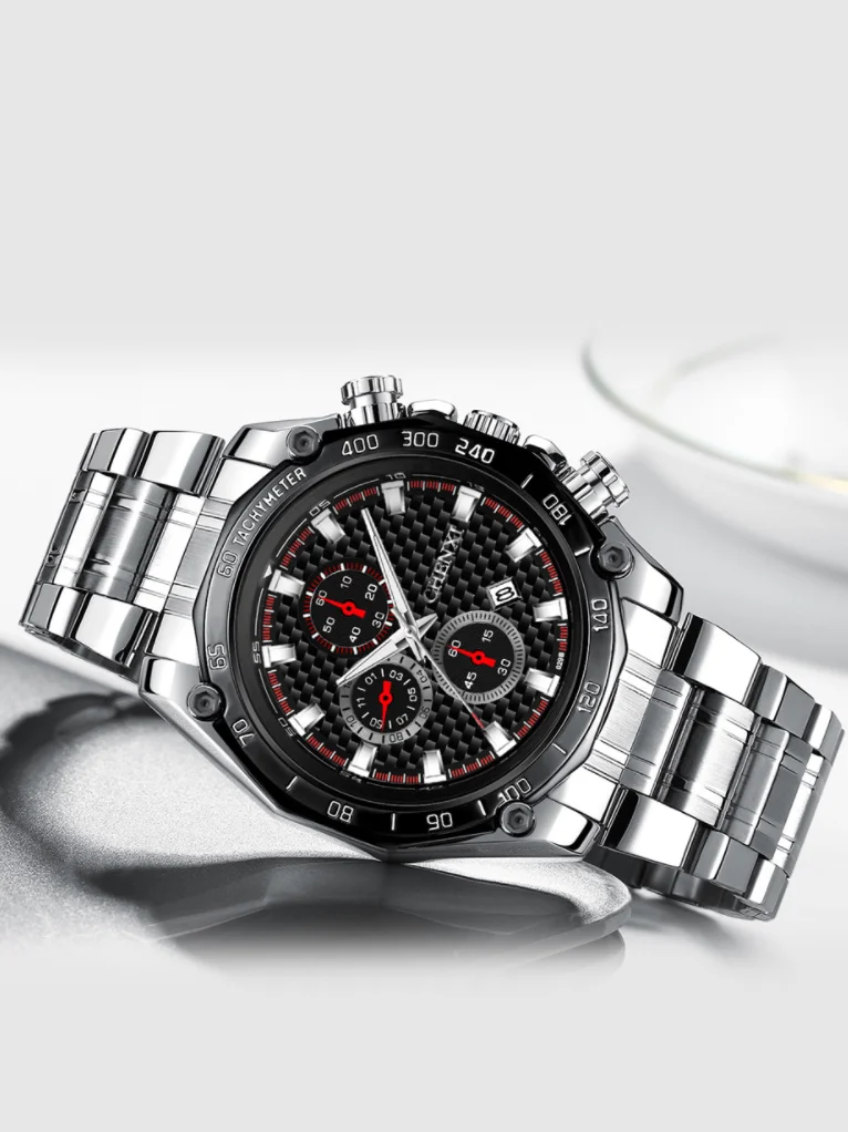 Белый часы мужские наручные Chenxi CX-029G