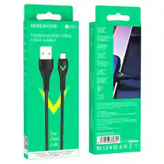 Черный кабель для зарядки и передачи данных BOROFONE BX65, 3 вида, 1 м