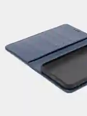 Темно-синий кожаный PU чехол-книжка Xiaomi Redmi 10, 4G