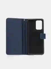 Темно-синий кожаный PU чехол-книжка Xiaomi Redmi 10, 4G