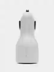 Белый автомобильная зарядка , быстрая зарядка QC3.0, 2xUSB, 3.1A, 12V