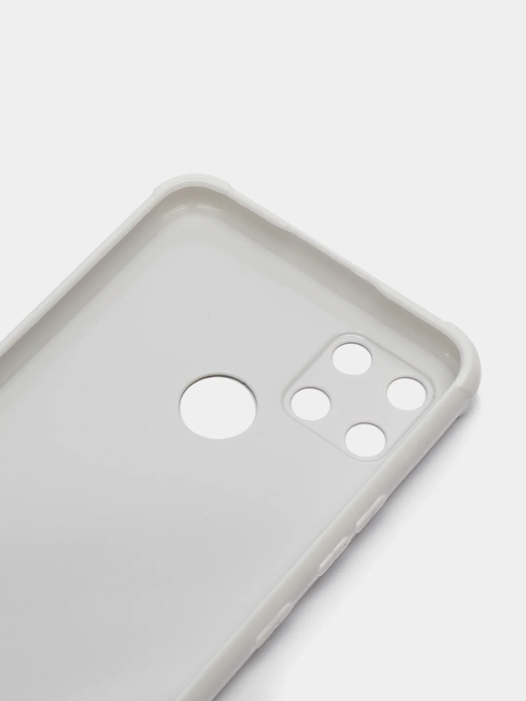 Бежевый чехол Realme NARZO 50A, Realme C25, Realme C25S, Realme C12 с защитой камеры