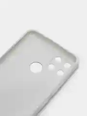 Белый чехол Realme NARZO 50A, Realme C25, Realme C25S, Realme C12 с защитой камеры