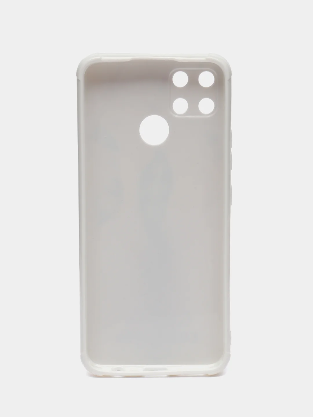 Белый чехол Realme NARZO 50A, Realme C25, Realme C25S, Realme C12 с защитой камеры