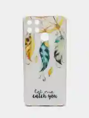 Белый чехол Realme NARZO 50A, Realme C25, Realme C25S, Realme C12 с защитой камеры