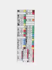 Карта предохранителей Fuse Card для автомобиля VW Polo Sedan 2011-2020