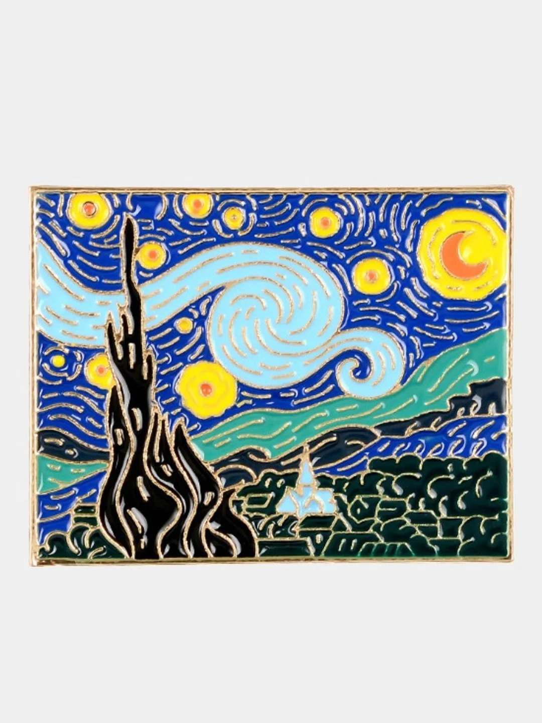 Коричневый металлические значки, 42 вида