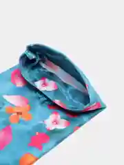 Розовый чехол-мешочек для очков с салфеткой