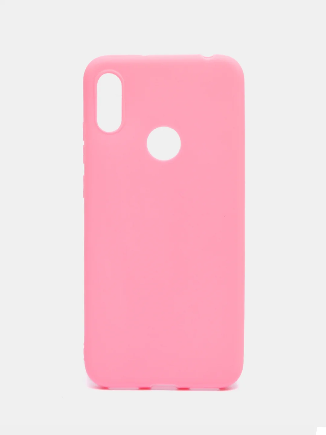 Розовый чехол силиконовый Honor 8A / 8А Prime / Huawei Y6 2019 / У6 Prime 2019 / Y6s, Хонор 8А