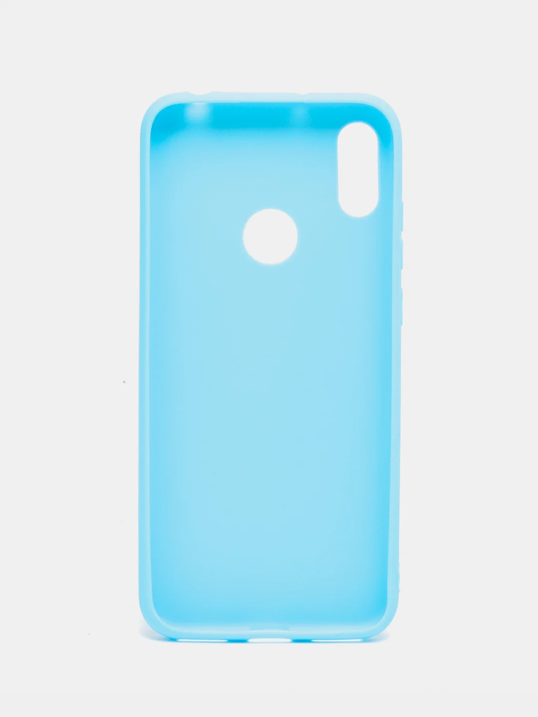 Голубой чехол силиконовый Honor 8A / 8А Prime / Huawei Y6 2019 / У6 Prime 2019 / Y6s, Хонор 8А