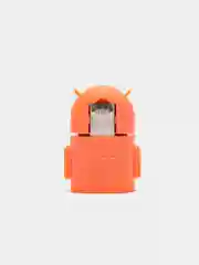 Оранжевый otg - Адаптер переходник с  MicroUSB  на USB 3.0 OTG