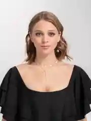 Длинное ожерелье с птичками