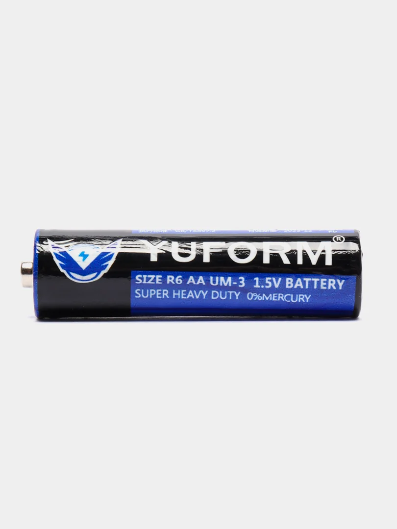 Батарейки Yuform AA / 2-4 шт /пальчиковые АА R6 / Долгоиграющие