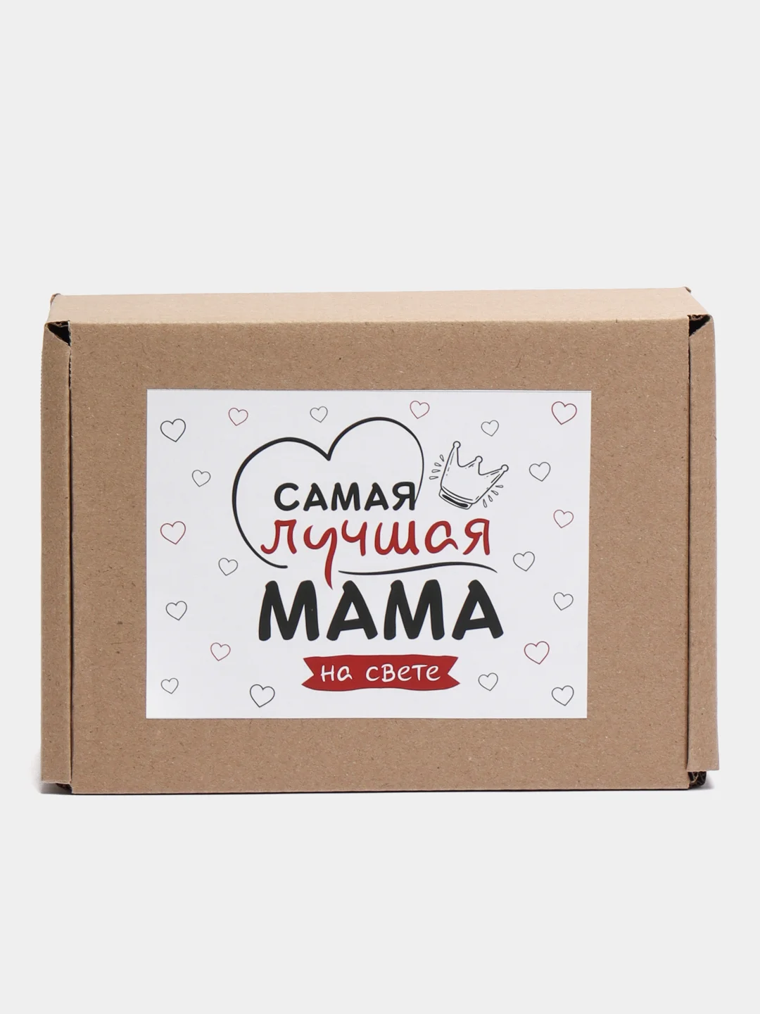 Коралловый подарочный набор маме: фартук + кружка